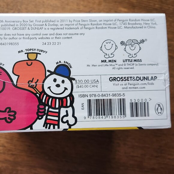 Mr. Men by Roger Hargreaves 40th Anniversary Box Set Hardcover Illustrated 2011 - Picture 4 of 6